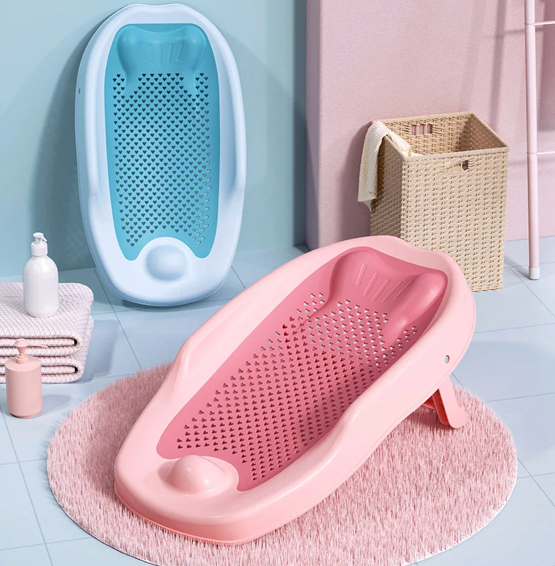 Non Slip Bath Mat - 新生児用調節可能バスネットシートクッション、滑り止めベビーバスネットマット、子供用シャワーネット、ユニバーサルバスベッドホルダー