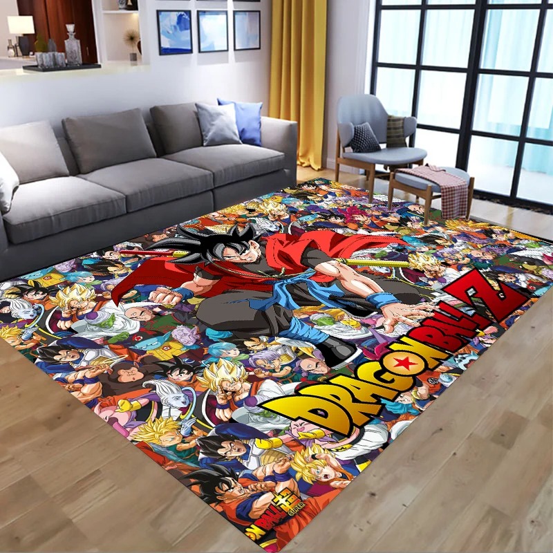 Non Slip Bath Mat - ドラゴンボールノンスリップバスカーペットフランネルバスルームラグアニメベジータ子供部屋フロアマットキッチンリビングルーム洗えるドアラグ