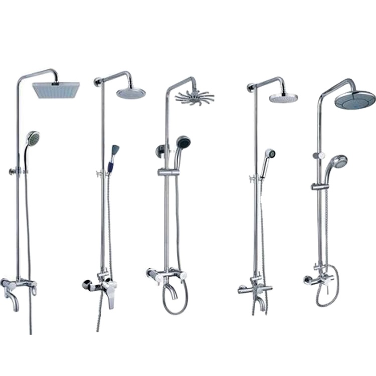 Shower Head Rain - シャワーセット、シングルファンクションステンレス製レインシャワー、酸素スプレー付きプラスチック製シャワーヘッドセット（ホテル用）