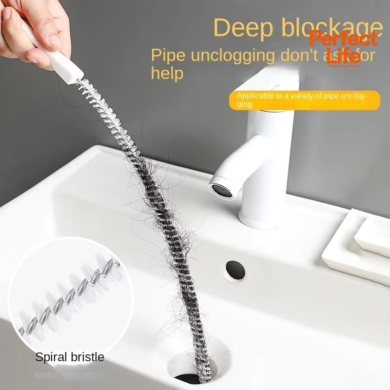 Home Bathroom Tub - パイプ詰まり解消ブラシ シャワー浴槽排水口ヘアキャッチャー 長いクリーナー 下水道パイプの掃除用 浴室用品 家庭用