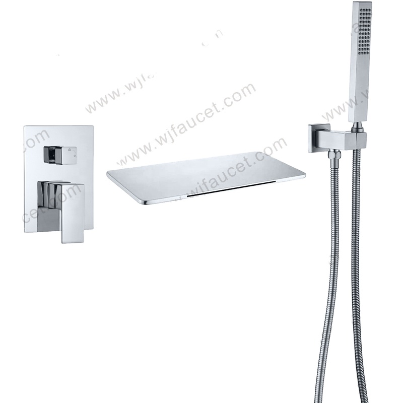 Shower Head Rain - ハンドヘルドシャワーヘッド、ステンレス鋼304、銅製、隠蔽式シャワー、バスルーム用レインシャワー