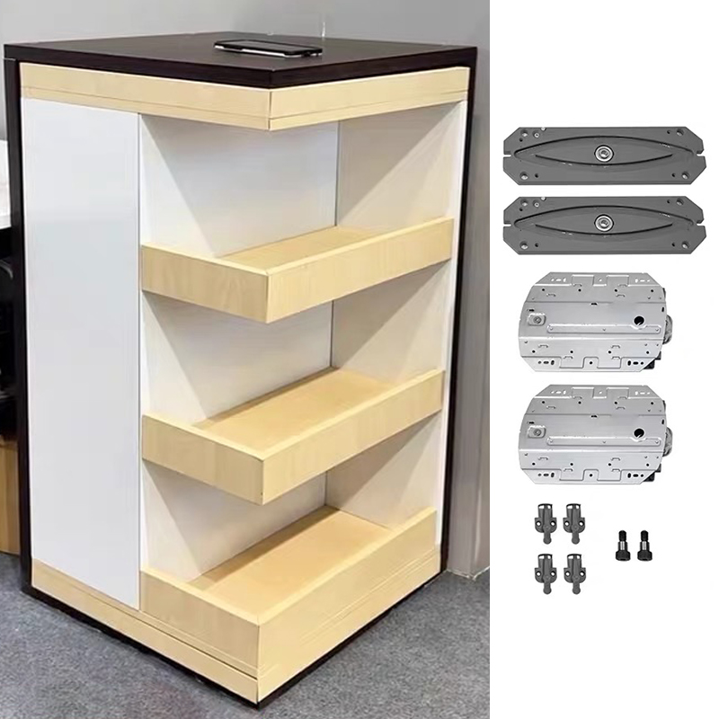Home Bathroom Remodel - アクセサリーラック棚回転可能なバスルームコーナーホームリモデルキッチンキャビネットアイランド用360度回転オーガナイザー収納