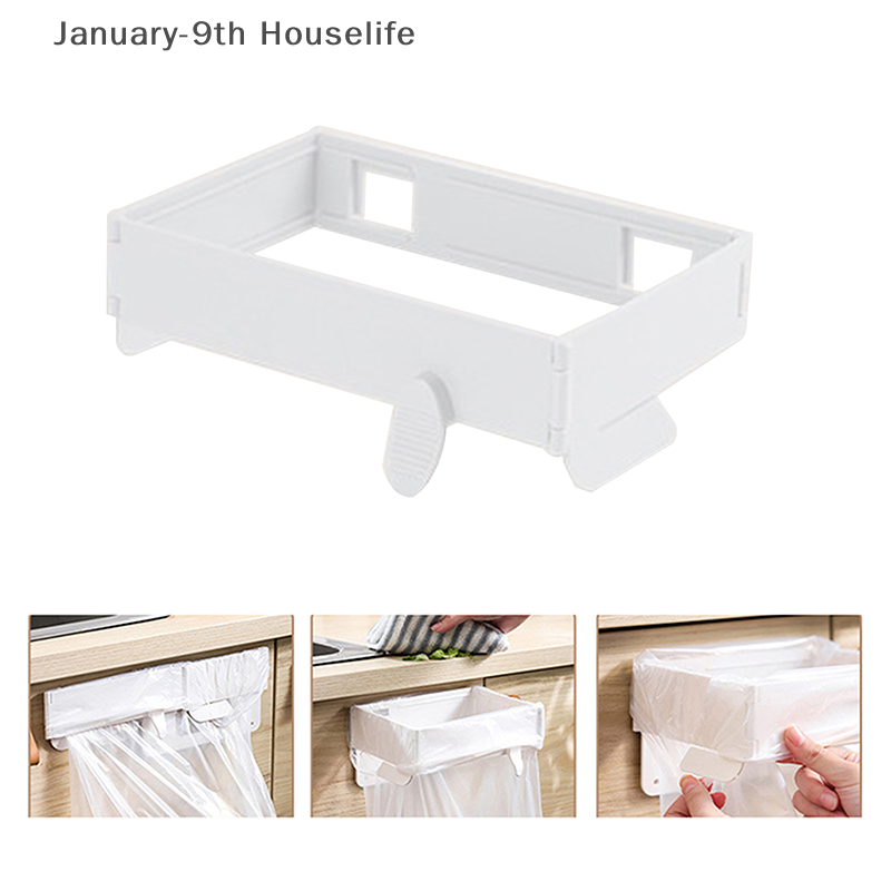 Home Essentials Bathroom Rack - ホームエッセンシャル - ポータブル折りたたみ式ゴミ袋ラック、キッチンやバスルームに最適