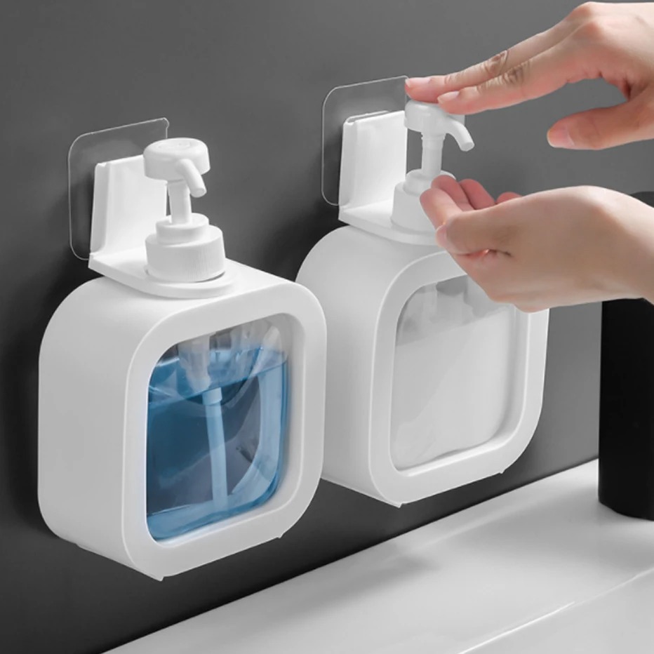 Home Bathroom Soap Dispenser - 透明ソープディスペンサーシャンプーシャワージェルポータブルトラベルディスペンサー空のバスポンプボトル浴室用キッチンアクセサリー