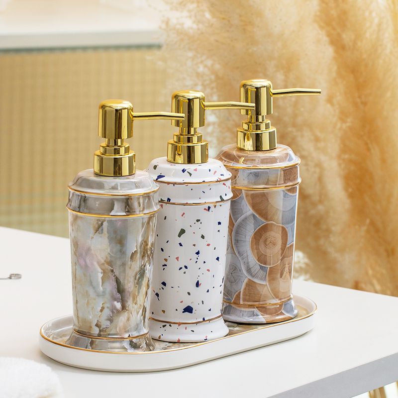 Zara Home Bathroom - ハンド消毒剤ボトル,石鹸ディスペンサー,バスルームアクセサリー,シャワージェル,シャンプー,インテリアデザイン用の新しいセラミックハンドサニタイザー