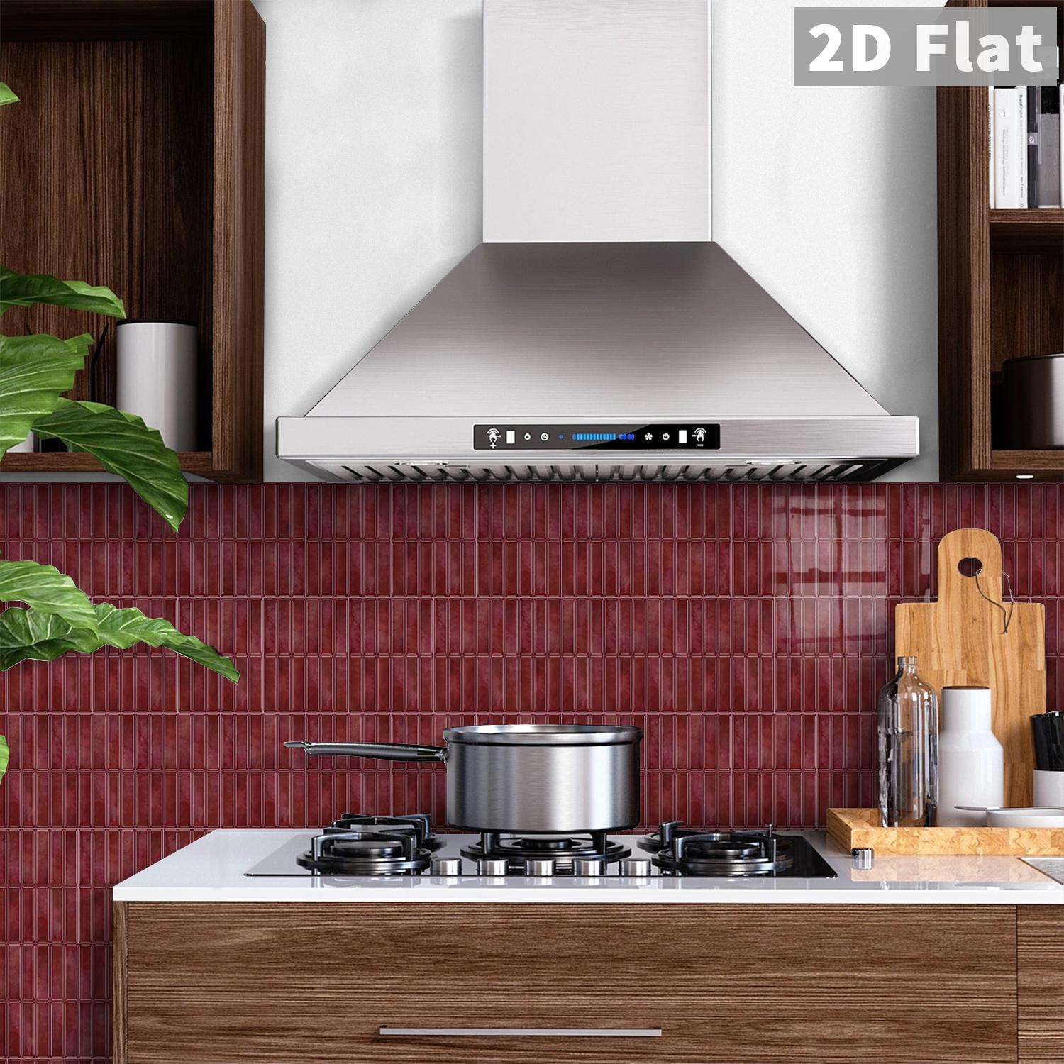 14枚入りの自己粘着タイルウォールステッカー、クラシックなス - Home Bathroom Tiles Design のレビューと価格