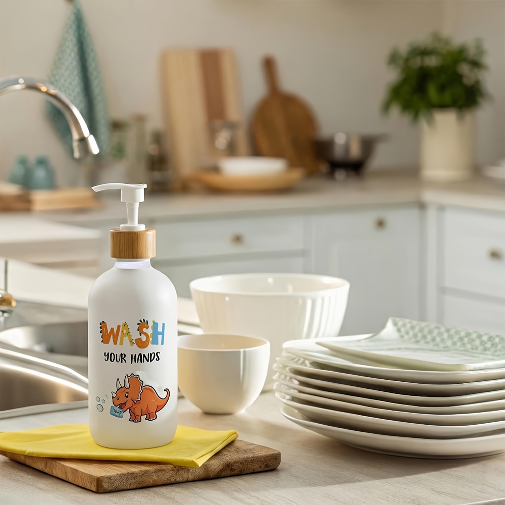 バスルーム用ソープディスペンサー、恐竜型プラスチック製ディッ - Home Bathroom Soap Dispenser のレビューと価格