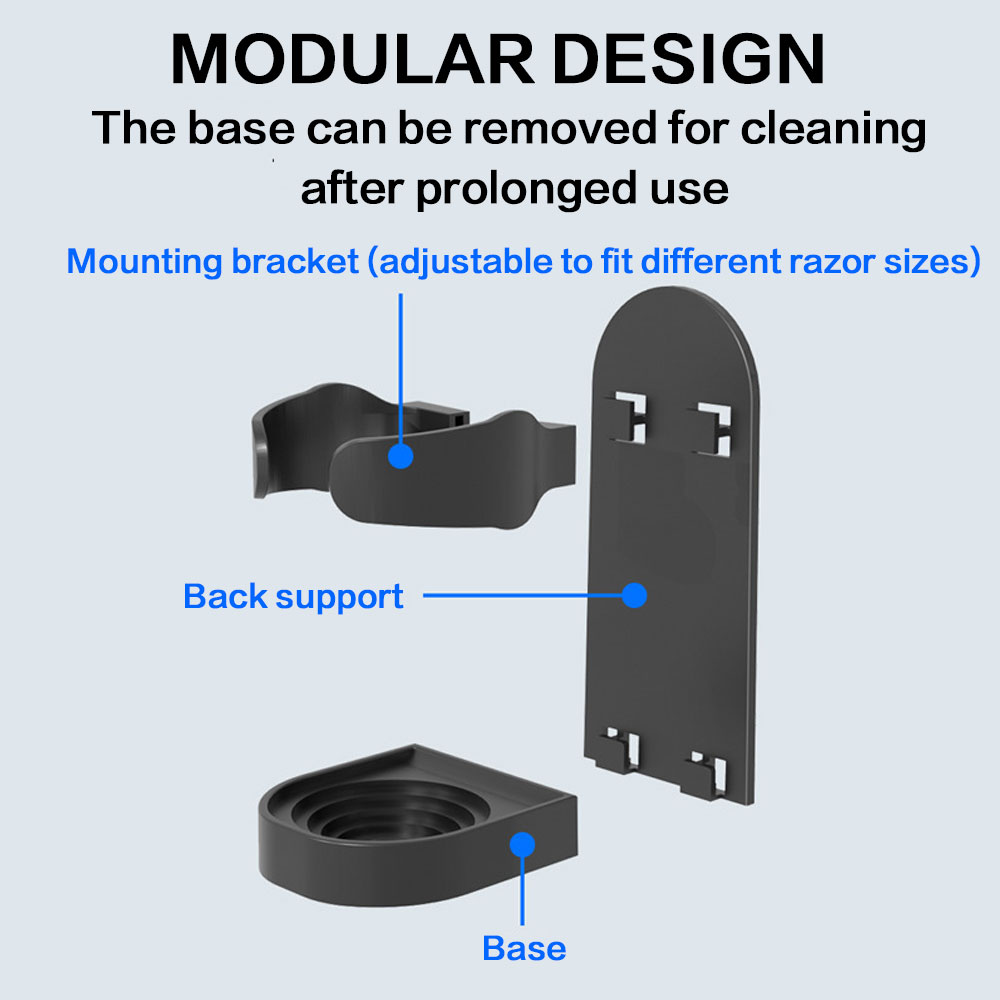 自己粘着式ドリル不要防水歯ブラシホルダー壁掛けバスルームオー - Home Essentials Bathroom Rack のレビューと価格