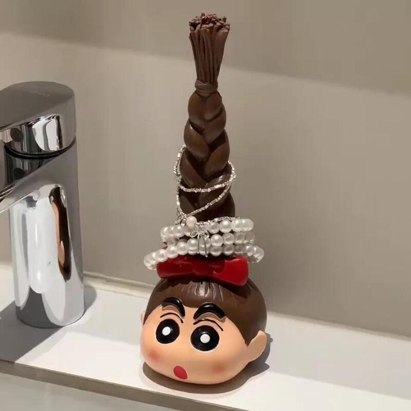 かわいいクレヨンしんちゃんの長い三つ編みヘアタイ収納ラック、 - Home Bathroom Products のレビューと価格