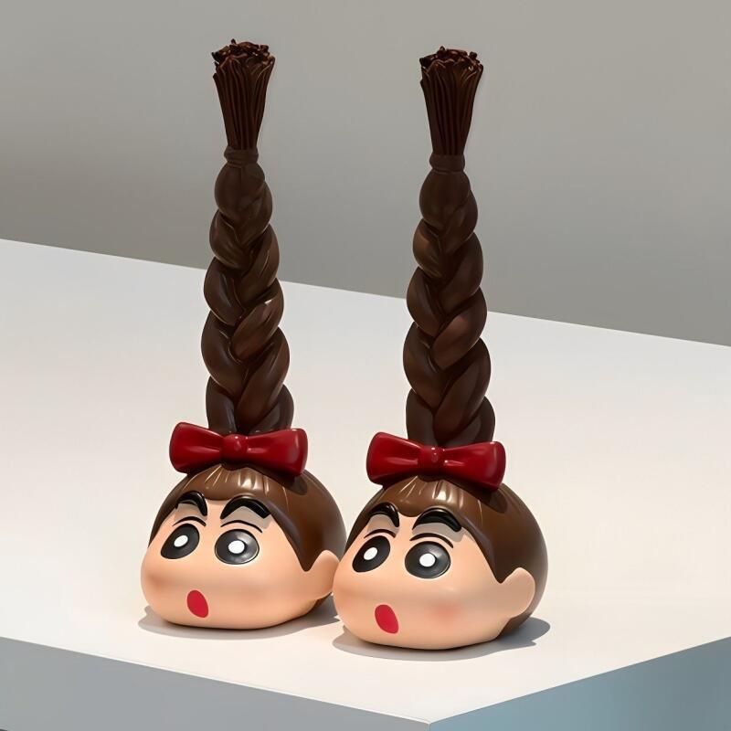 かわいいクレヨンしんちゃんの長い三つ編みヘアタイ収納ラック、 - Home Bathroom Products のレビューと価格