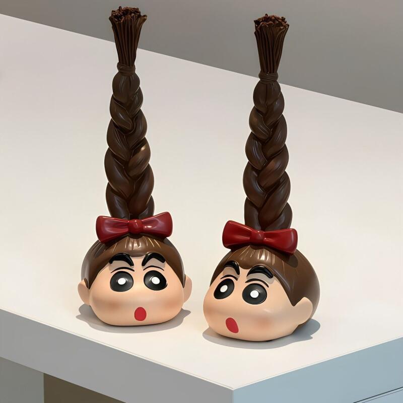 かわいいクレヨンしんちゃんの長い三つ編みヘアタイ収納ラック、 - Home Bathroom Products のレビューと価格