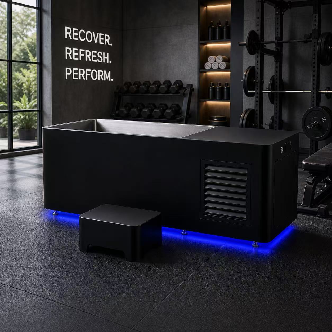 ステンレス製バスタブ、1HP WiFi制御、冷水浴槽、フルメ - Home Bathroom Tub のレビューと価格