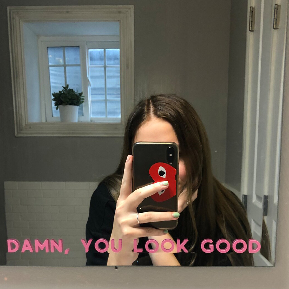 可憐なミラーステッカー、バスルーム、女の子の部屋、寝室、リビ - Home Goods Bathroom Mirrors のレビューと価格