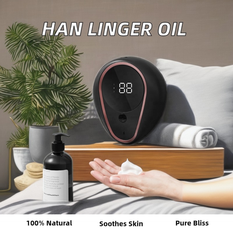 300ml インテリジェントソープディスペンサー バブルと手 - Home Bathroom Soap Dispenser のレビューと価格