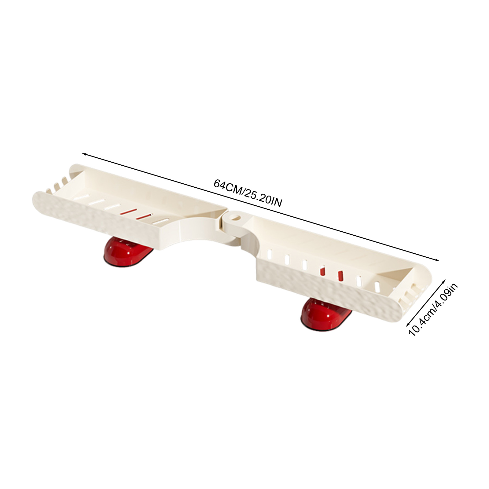 バスルームオーガナイザー化粧品収納棚ワイドクリームスタイル中 - Home Essentials Bathroom Rack のレビューと価格