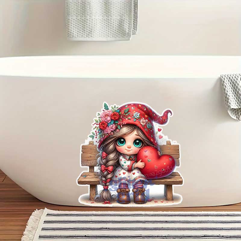 バレンタインデー ハートデザイン ウォールステッカー バスル - Home Bathroom Tiles Design のレビューと価格