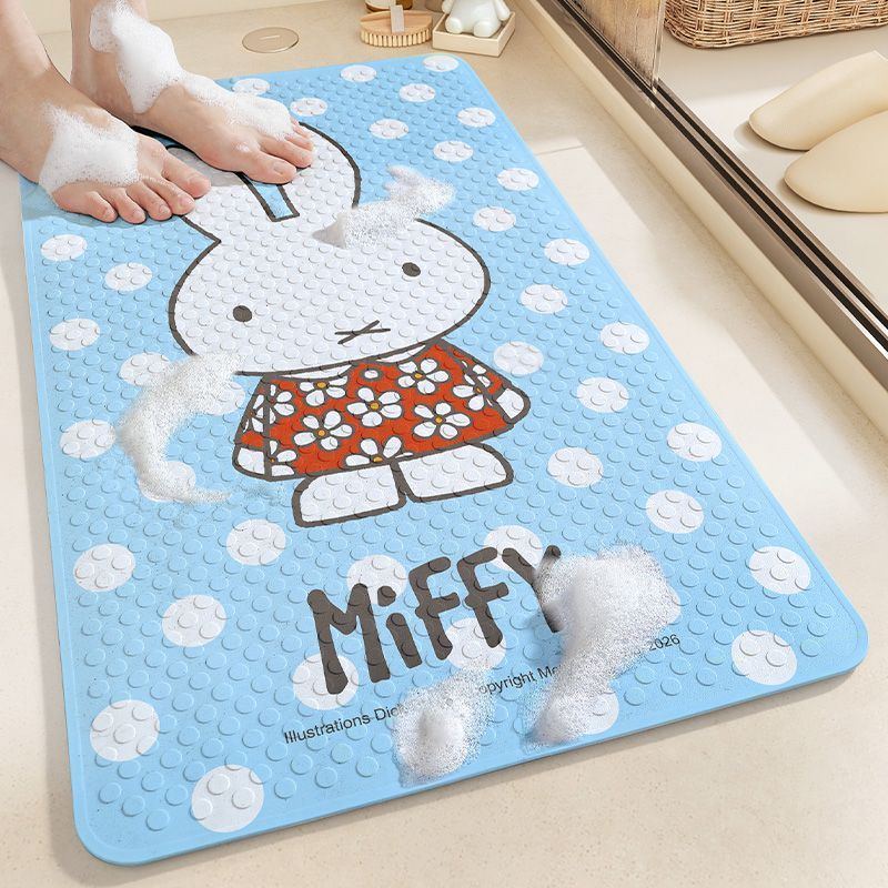 アニメミッフィーの浴室用フロアマット、強力な吸盤付き、滑り止 - Non Slip Bath Mat のレビューと価格