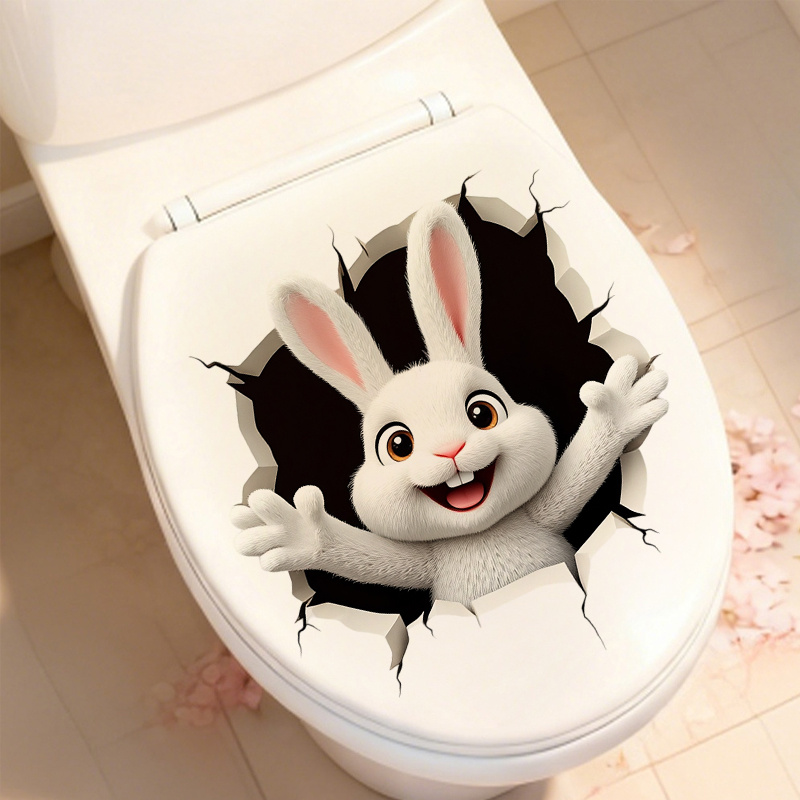 2Dフラットワンピースタイプの楽しい動物をテーマにしたイース - Home Bathroom Tiles Design のレビューと価格