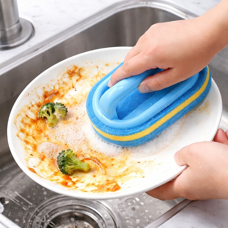 家庭用掃除ブラシ ハンドル付き 食器用洗剤 浴室 キッチン  - Home Bathroom Products のレビューと価格