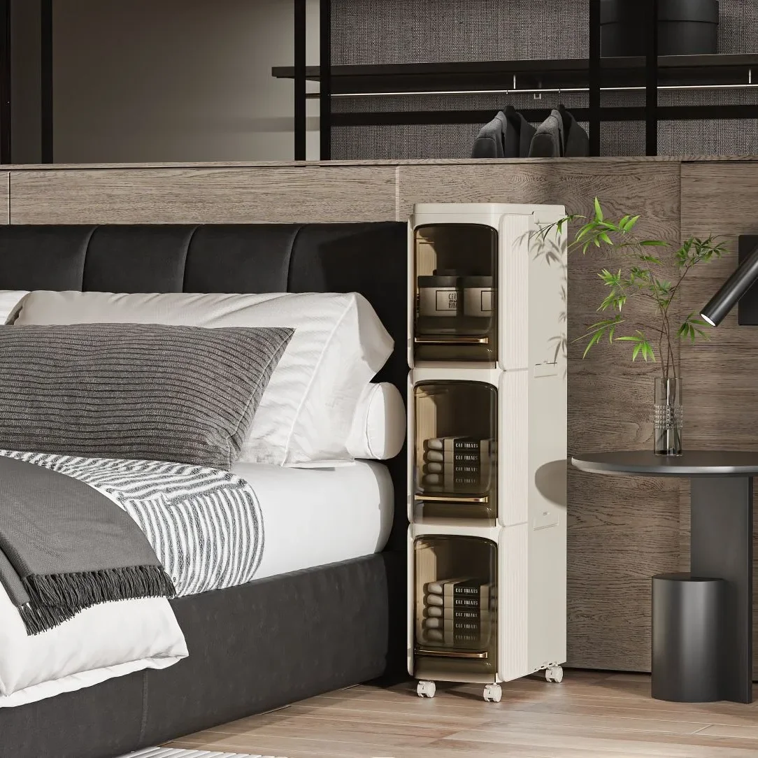 モバイル折りたたみ式バスルーム隙間収納キャビネット - 防水 - Home Essentials Bathroom Rack のレビューと価格