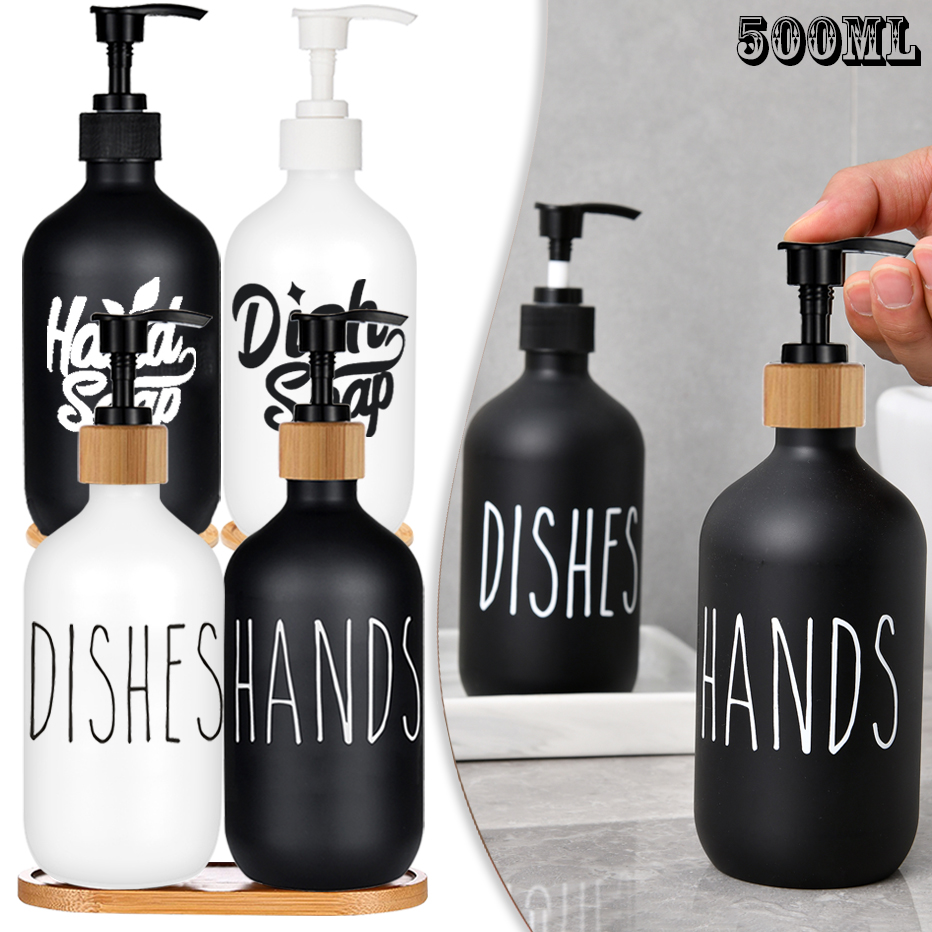 500 ミリリットル食器用石鹸ボトルディスペンサー詰め替え浴 - Home Bathroom Soap Dispenser のレビューと価格