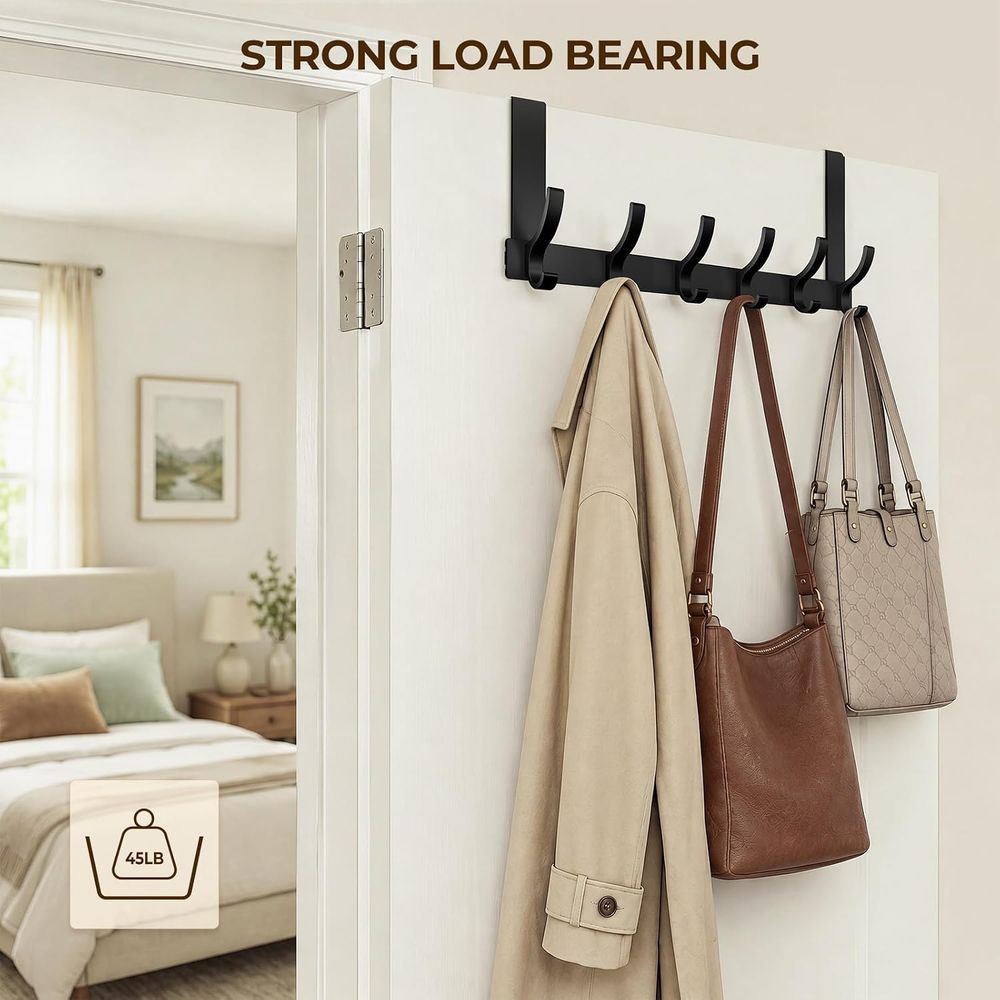 ドア上フック、ドアハンガーフック、吊り下げ式、タオル掛け、1 - Home Essentials Bathroom Rack のレビューと価格