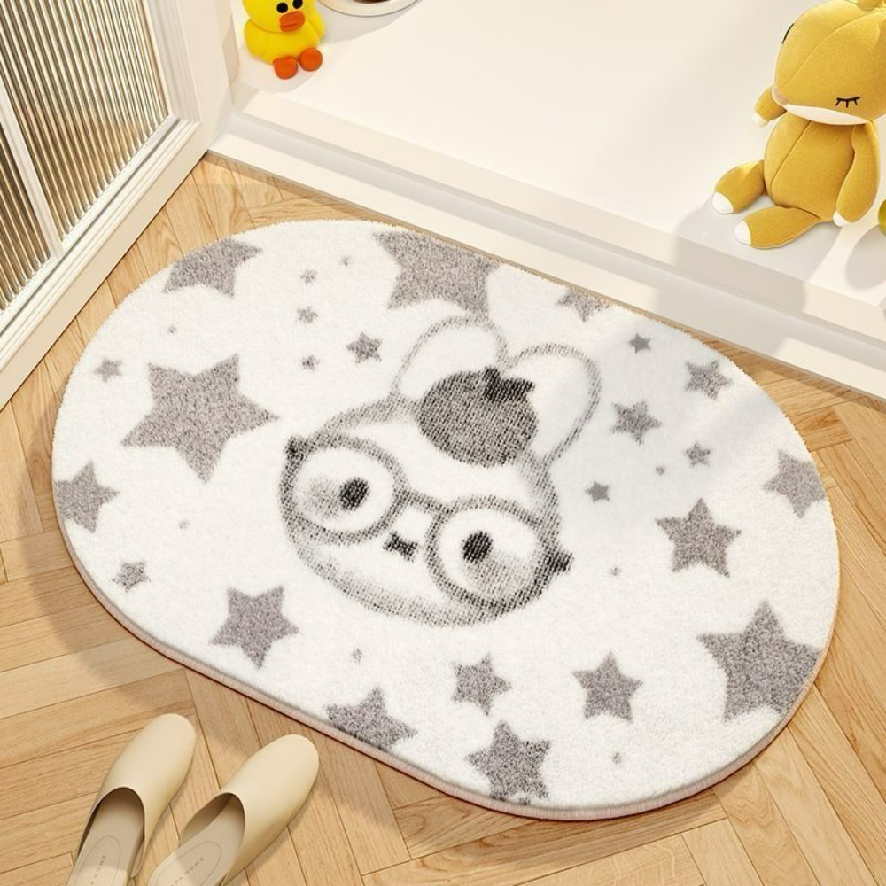 ミッフィー漫画フロアマットソフト模造カシミヤフットパッド吸水 - Home Goods Bathroom Mats のレビューと価格