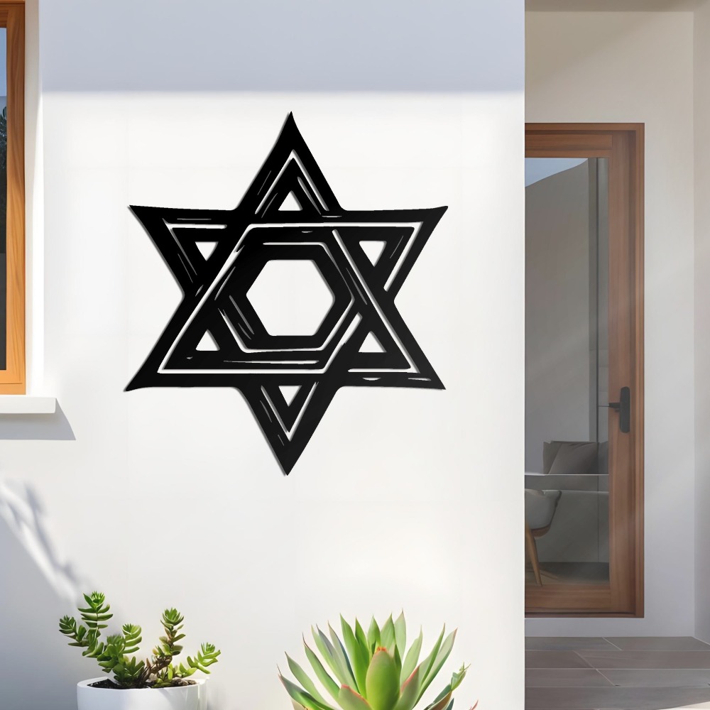 CIFBUY 鉄製ウォールアート ダビデの星 メタル彫刻 壁 - Home & Bathroom Building Products Pte Ltd Reviews のレビューと価格