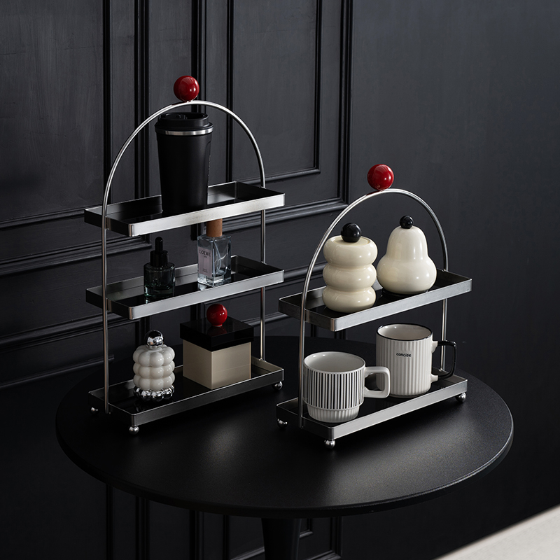 アーチ型デスクトップオーガナイザー、マグカップ＆コーヒーカッ - Home Essentials Bathroom Rack のレビューと価格