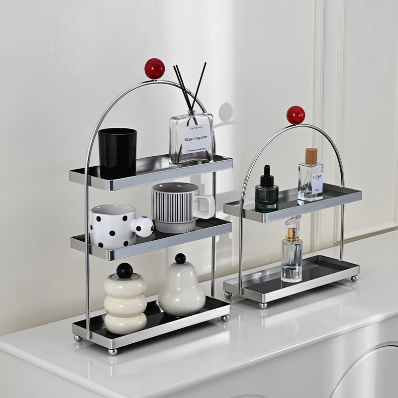 アーチ型デスクトップオーガナイザー、マグカップ＆コーヒーカッ - Home Essentials Bathroom Rack のレビューと価格