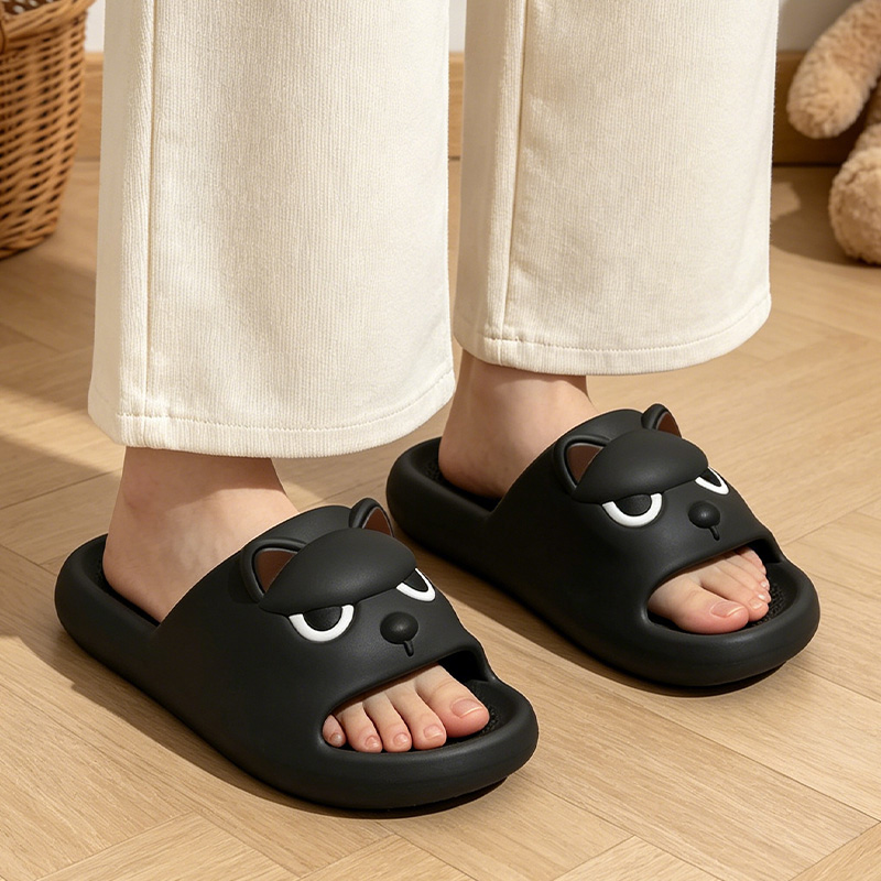 漫画風のかわいい犬柄EVAソフトソールプラットフォームスリッ - Home Outdoor Bathroom のレビューと価格