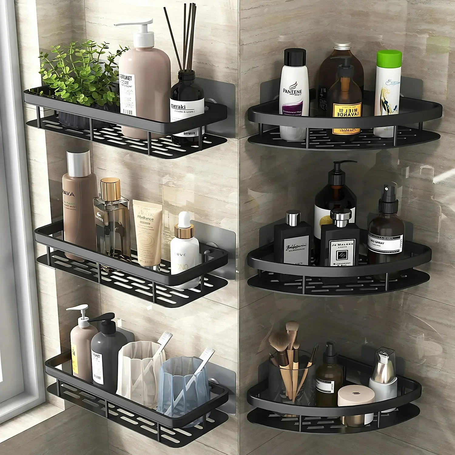 アルミニウム合金バスルーム棚,キッチン収納オーガナイザー,シ - Zara Home Bathroom のレビューと価格
