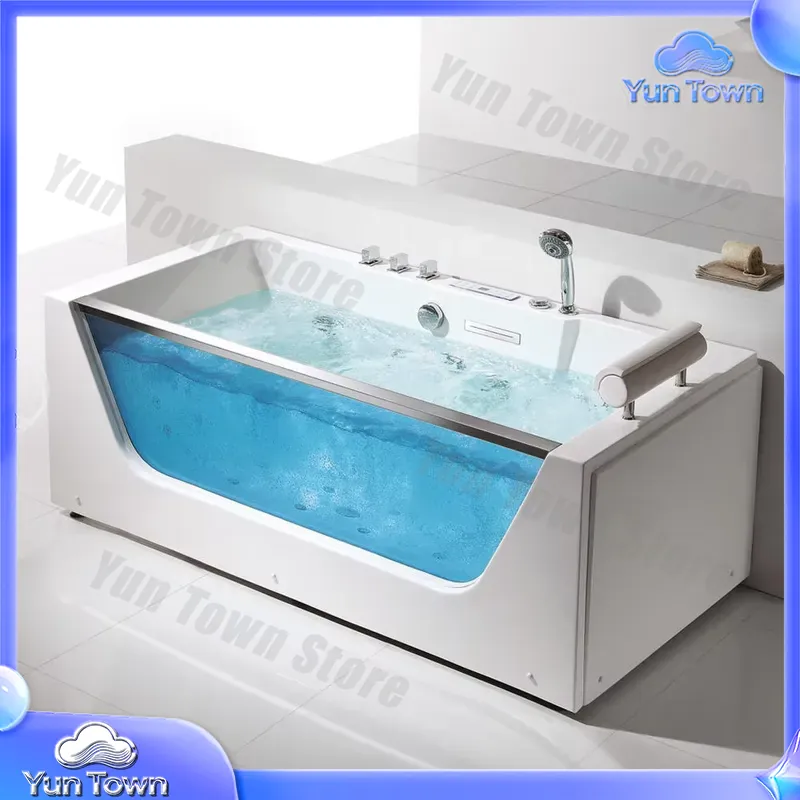 大型シャワー浴室用バスタブ、屋内スパ、両面スカート付きジェッ - Home Bathroom Remodel のレビューと価格