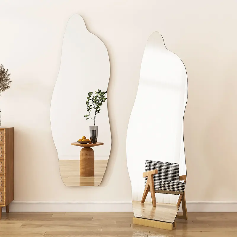 お手頃価格の変形HD防爆フルレングス壁掛けミラー、ドレッシン - Home Goods Bathroom Mirrors のレビューと価格