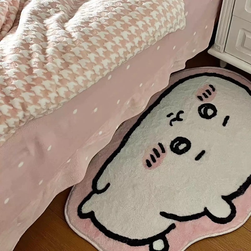 アニメちいかわぬいぐるみラグ　ハチワレ＆うさぎ柄マット　柔ら - Home Goods Bathroom Mats のレビューと価格