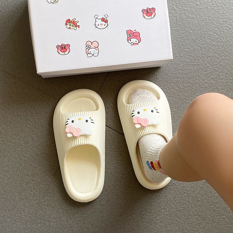 サンリオかわいいハローキティ厚底スライド女性防水ノンスリップ - Home Outdoor Bathroom のレビューと価格