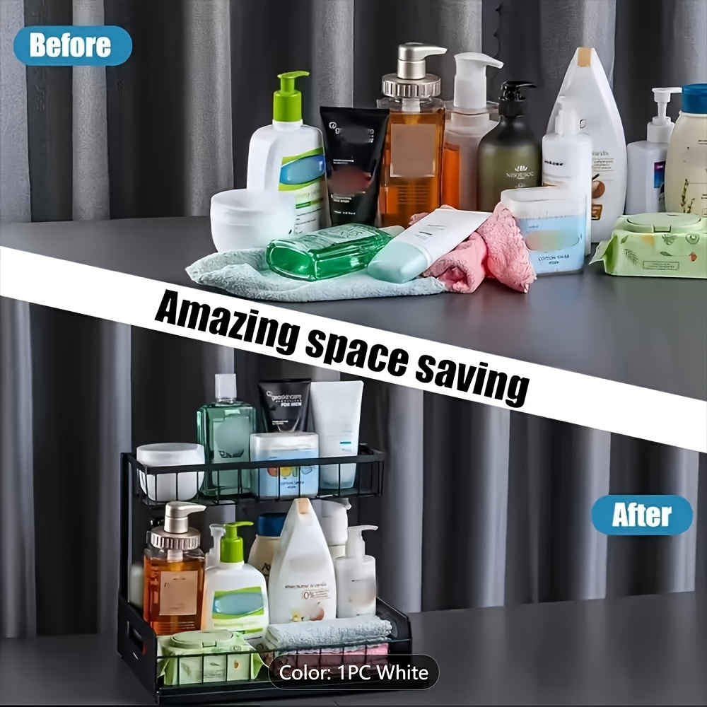 シンク下キッチン収納ラックセット - バスルーム、パントリー - Home Essentials Bathroom Rack のレビューと価格