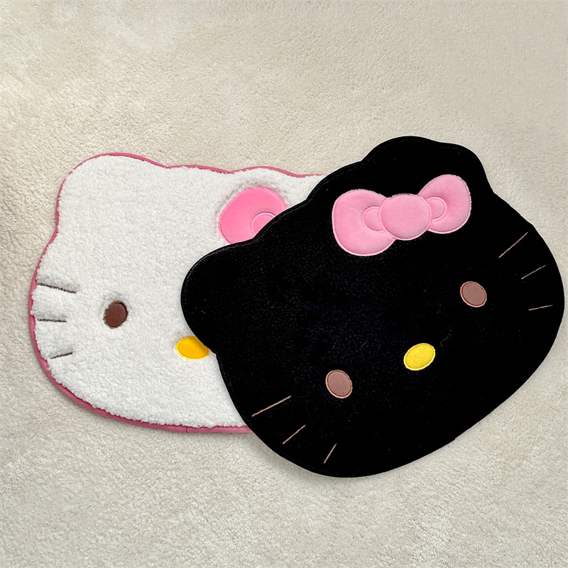 アニメハローキティぬいぐるみラグソフトドアマットマットカーペ - Home Goods Bathroom Mats のレビューと価格