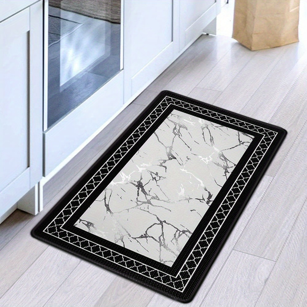 1枚入りタイル柄キッチンラグ滑り止めドアマットポップデザイン - Home Bathroom Tiles Design のレビューと価格