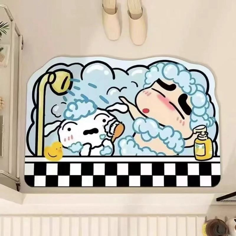 シャワールーム吸水マット速乾性ファッショナブルなホームギフト - Home Goods Bathroom Mats のレビューと価格