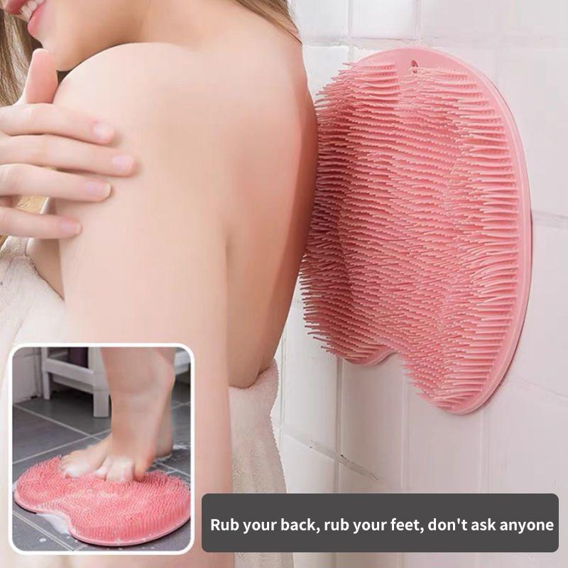 壁掛け式フットスクラバーマット シャワー用 滑り止め角質除去 - Non Slip Bath Mat のレビューと価格