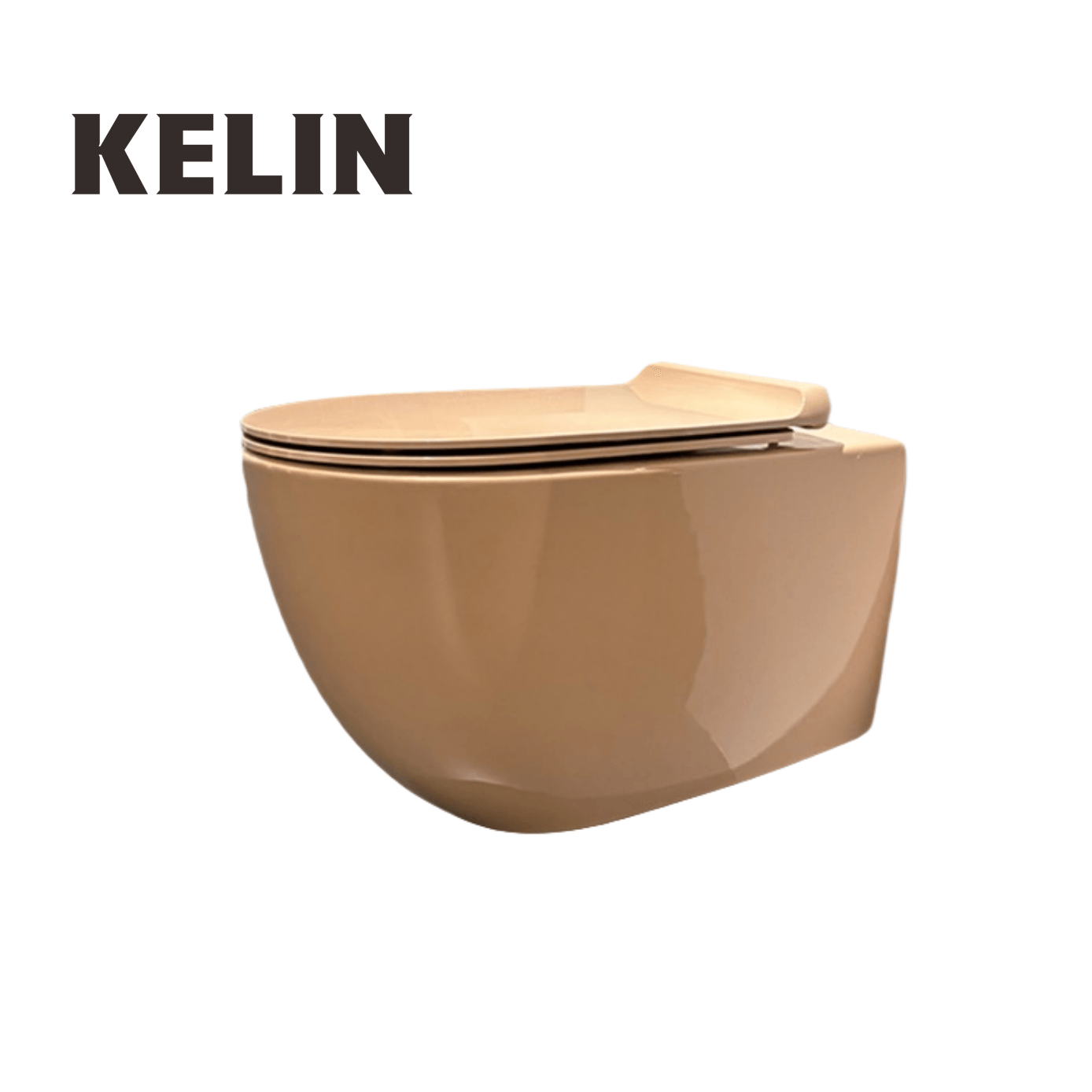 KELIN新型モダンスタイル洗浄式隠しタンクアプリコットセラ - Home And Bathroom のレビューと価格