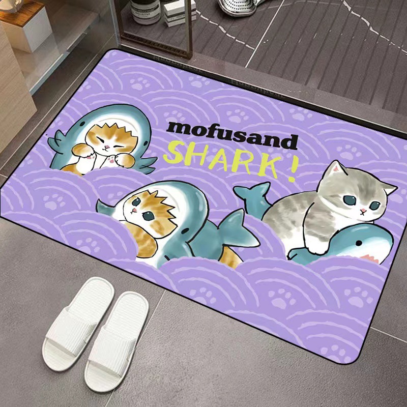 モフサンド漫画珪藻土吸水フロアマット滑り止めドアマット浴室入 - Non Slip Bath Mat のレビューと価格