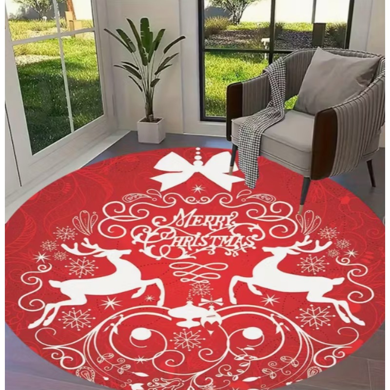 クリスマスをテーマにしたカーペット サンタクロースと雪の結晶 - Home Goods Bathroom Mats のレビューと価格