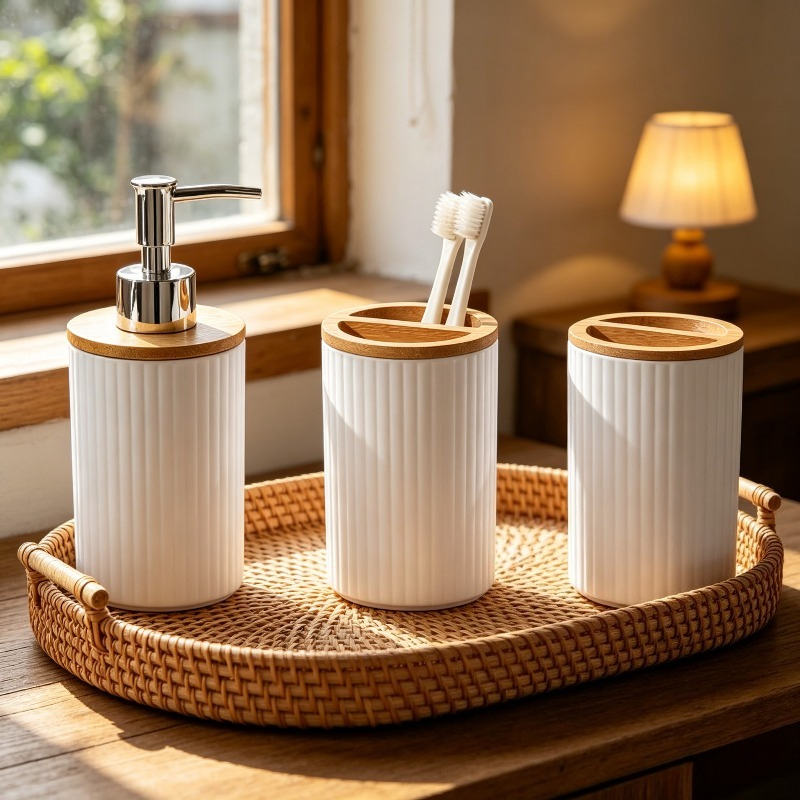 液体石鹸用ディスペンサー ハンプーボトル ソープディスペンサ - Home Bathroom Soap Dispenser のレビューと価格