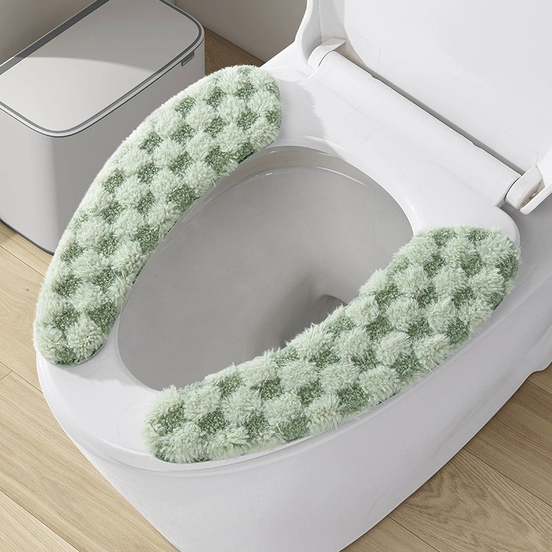 厚くて暖かい便座クッションカバー - 粘着式便座クッション  - Zara Home Bathroom のレビューと価格