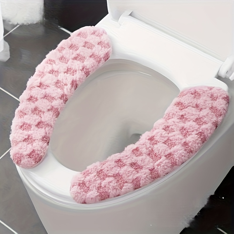 厚くて暖かい便座クッションカバー - 粘着式便座クッション  - Zara Home Bathroom のレビューと価格
