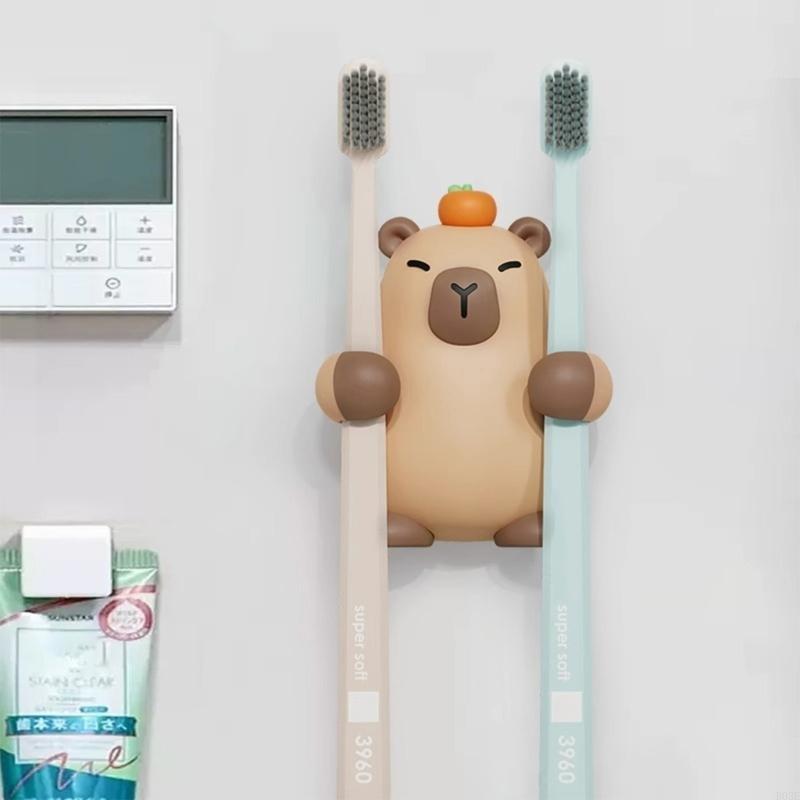 家族のバスルームに欠かせない漫画歯ブラシラック カピバラの形 - Home Essentials Bathroom Rack のレビューと価格