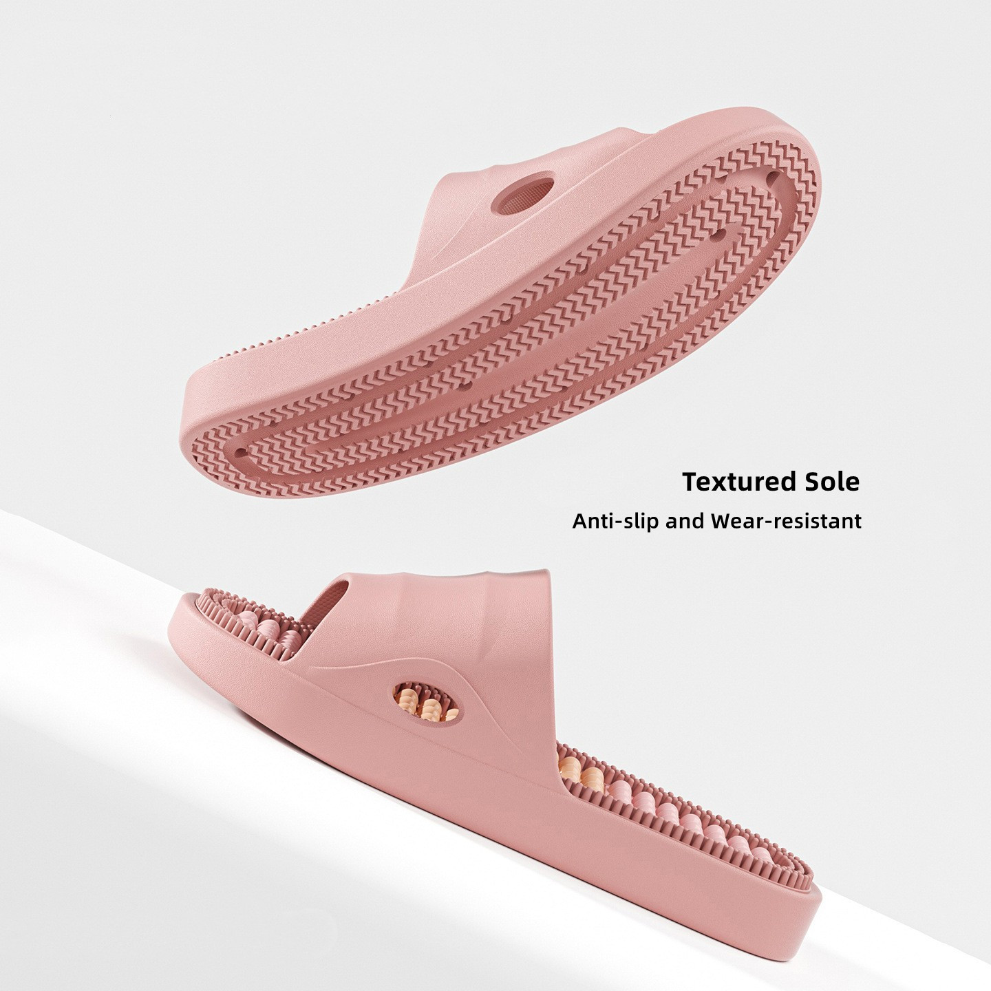 夏用男女兼用マッサージスリッパ、柔らかく快適なカップル向け滑 - Home Outdoor Bathroom のレビューと価格