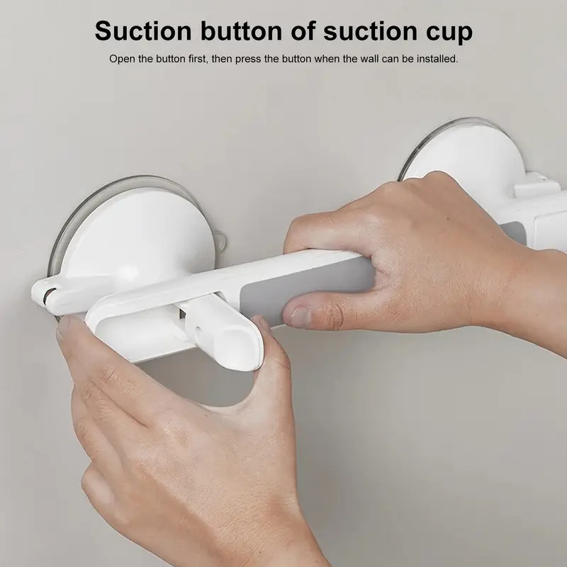 1個入り高齢者用安全グラブバー - 取り付けに穴あけ不要、強 - Home Bathroom Tiles Design のレビューと価格